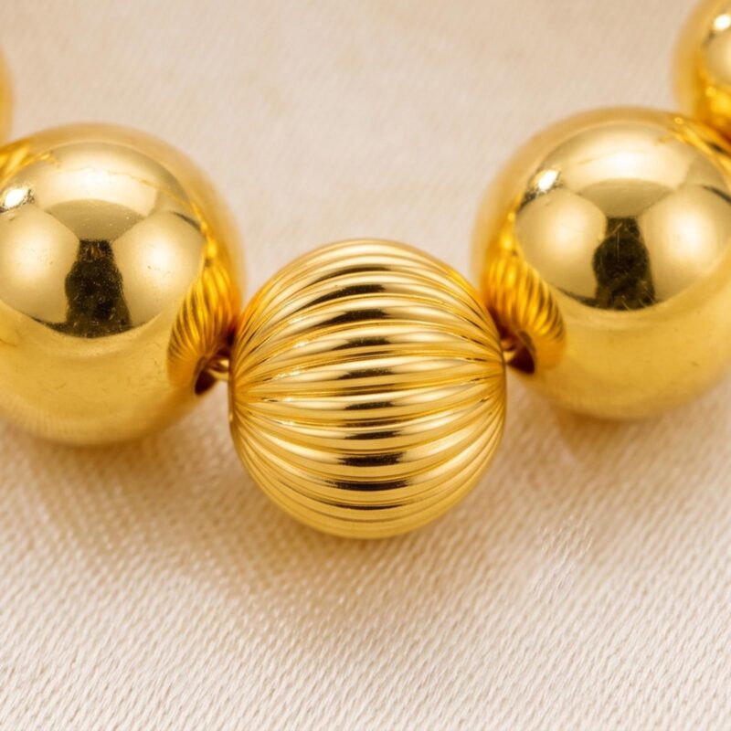 Alternative view of Elegant 22K Gold Necklace Collection by Bafleh Jewellery