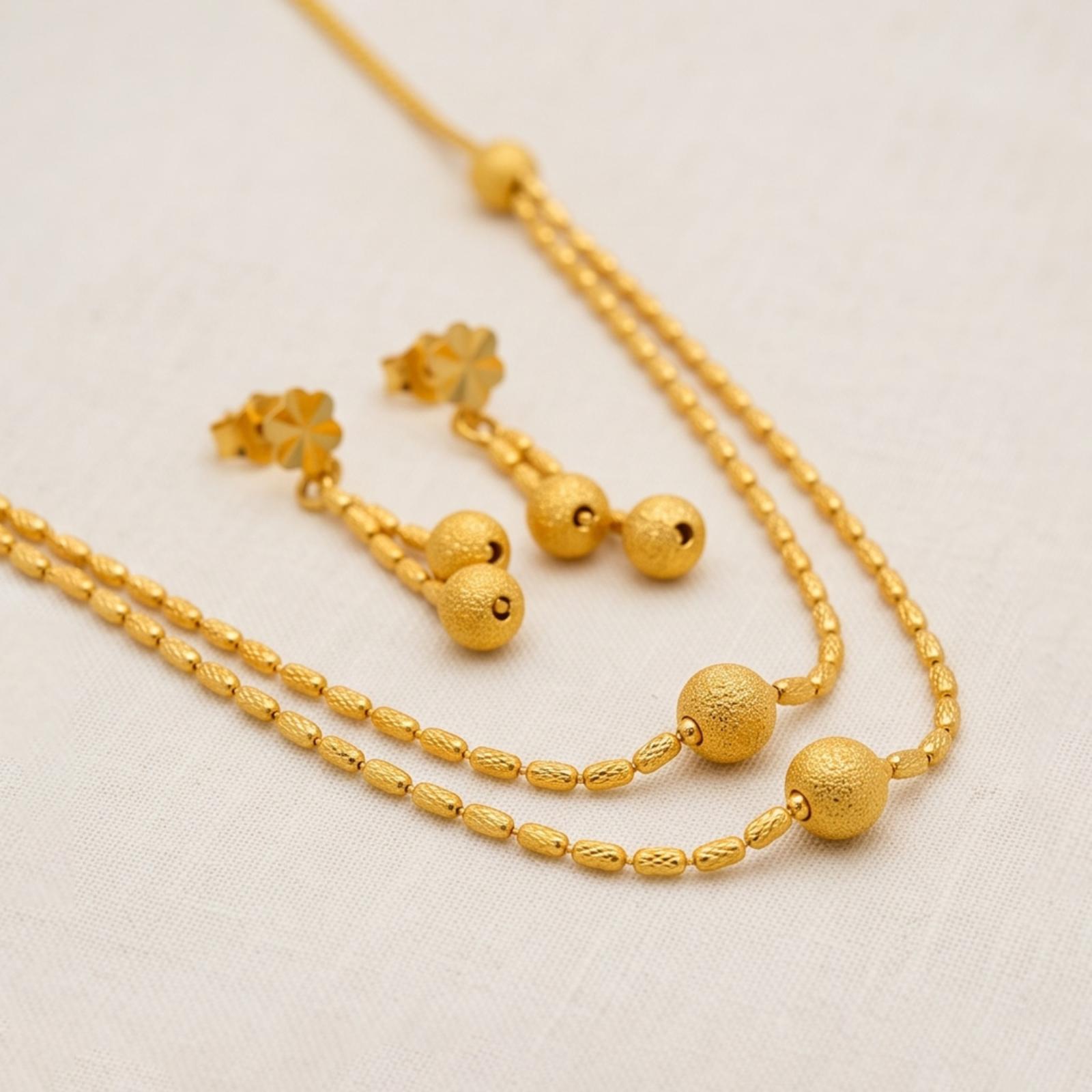 Unique and Luxurious 22K Gold Necklace Sets for You - Image 5