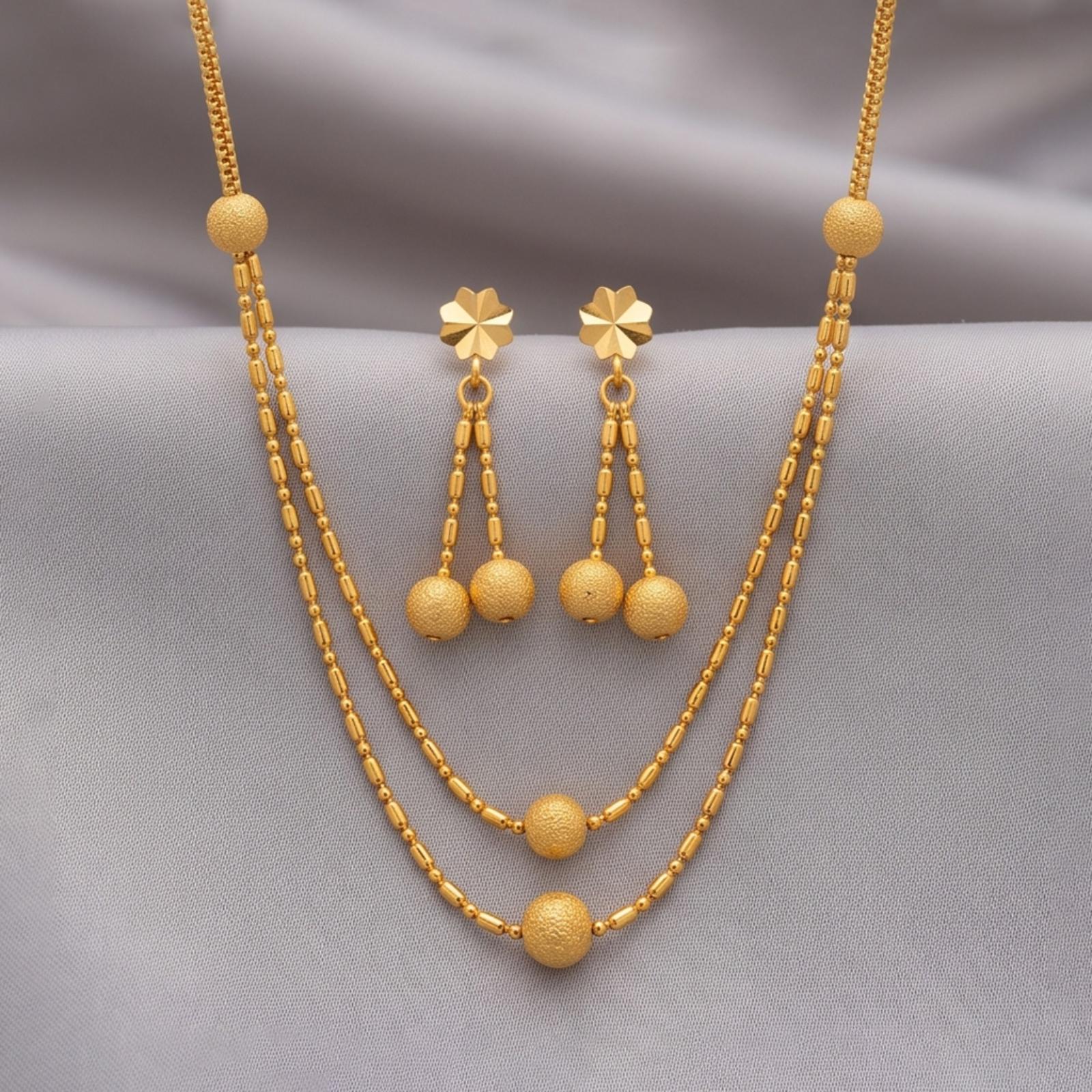 Unique and Luxurious 22K Gold Necklace Sets for You - Image 6