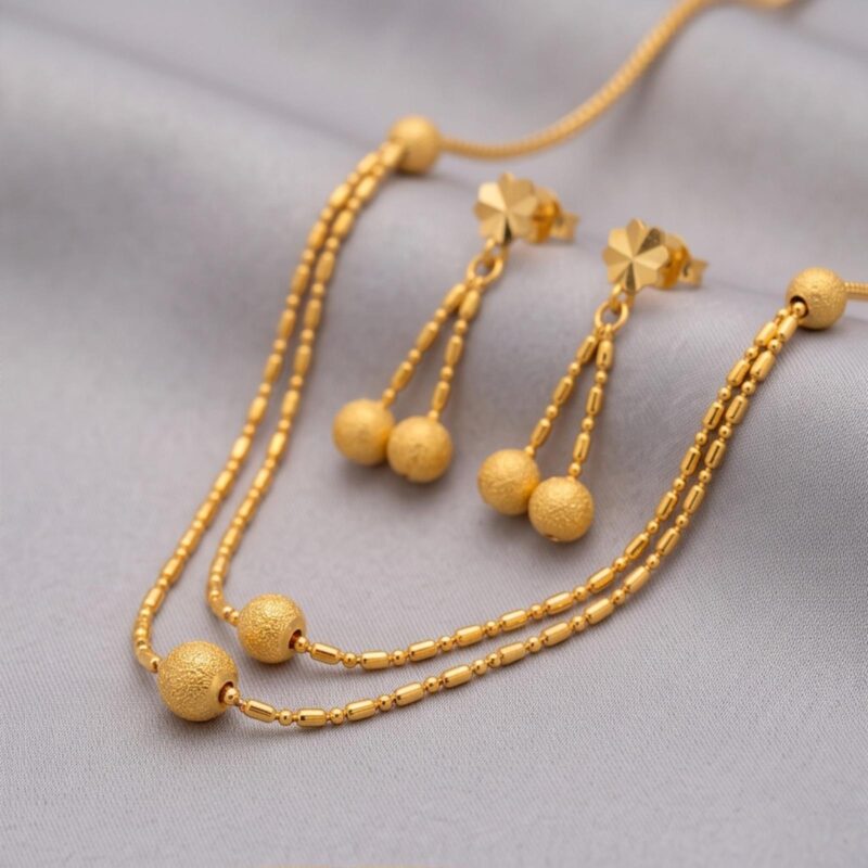 Unique and Luxurious 22K Gold Necklace Sets for You