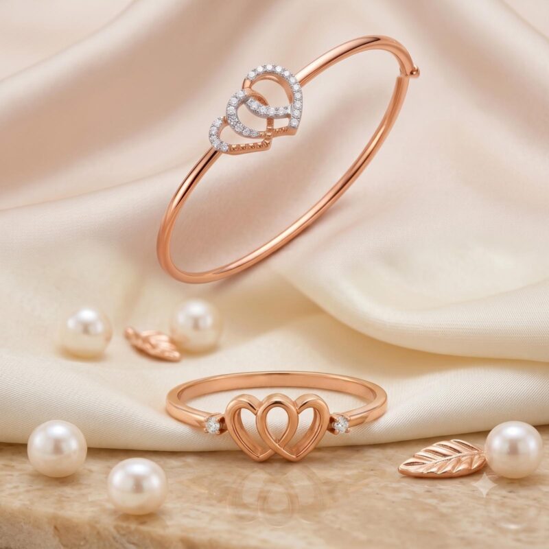 Celebrate Your Style with a Matching Diamond Bangle & Ring Set