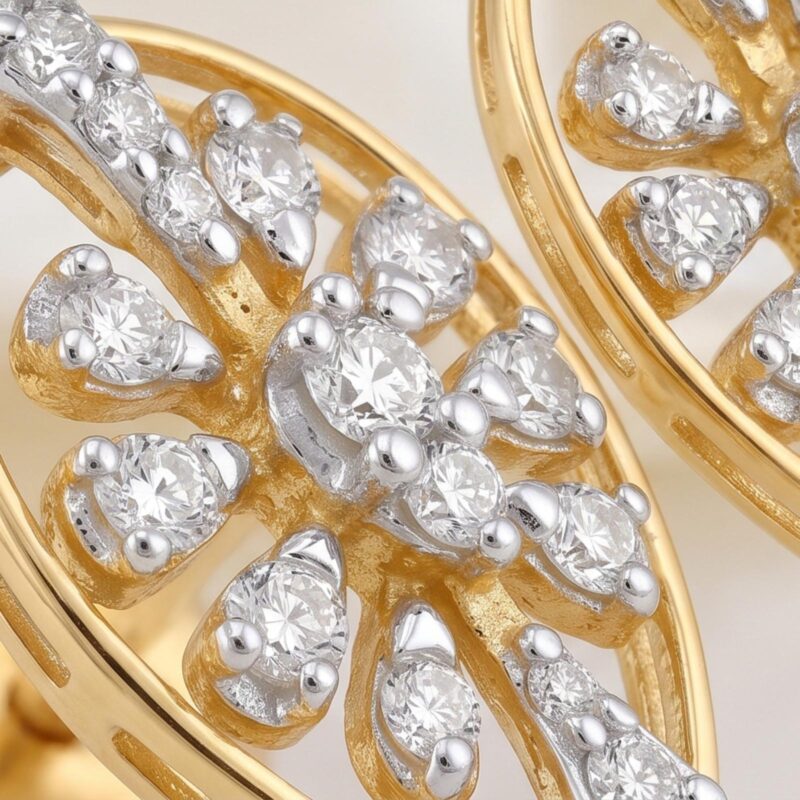 Alternative view of Premium Diamond Earrings from Bafleh Jewellery