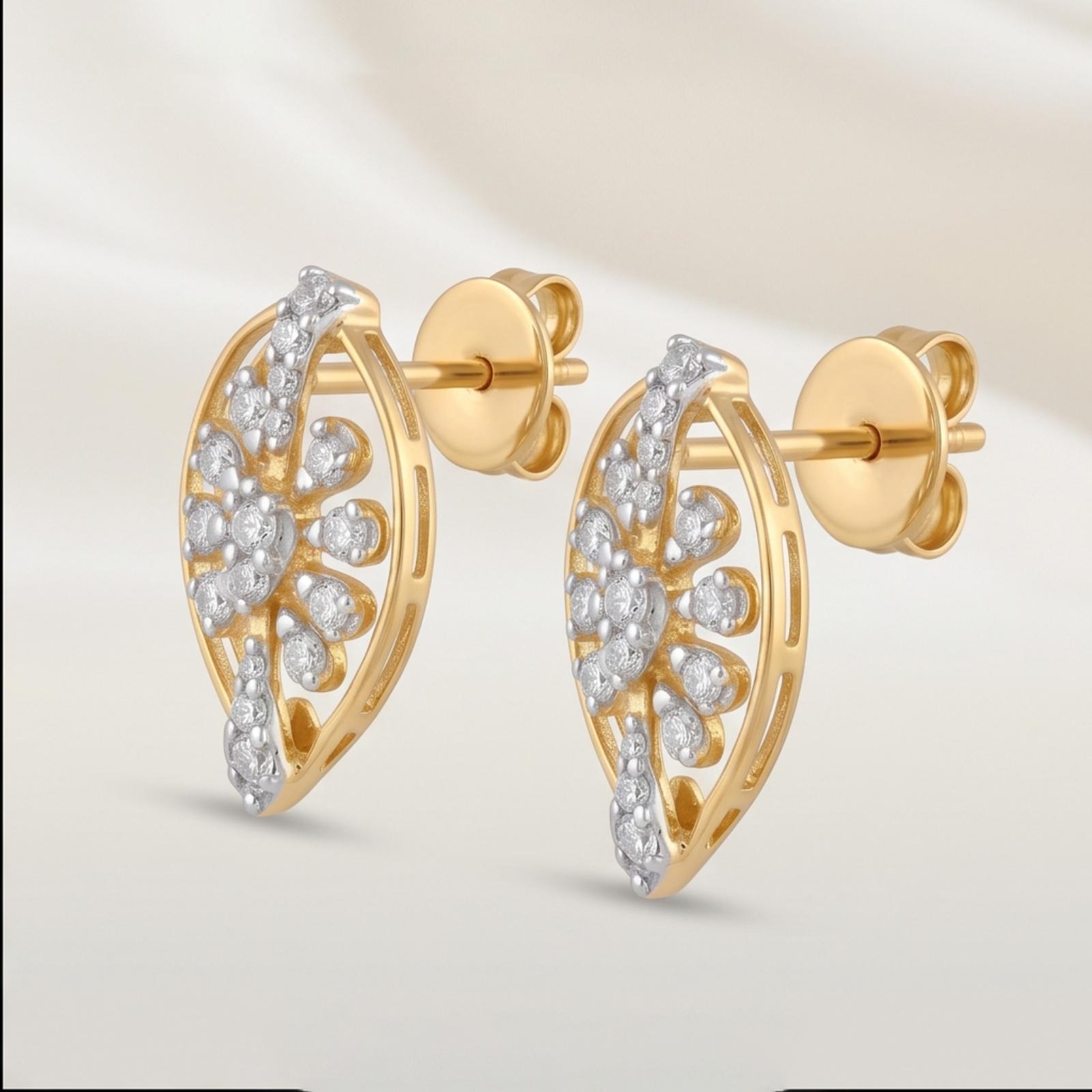 Premium Diamond Earrings from Bafleh Jewellery - Image 4