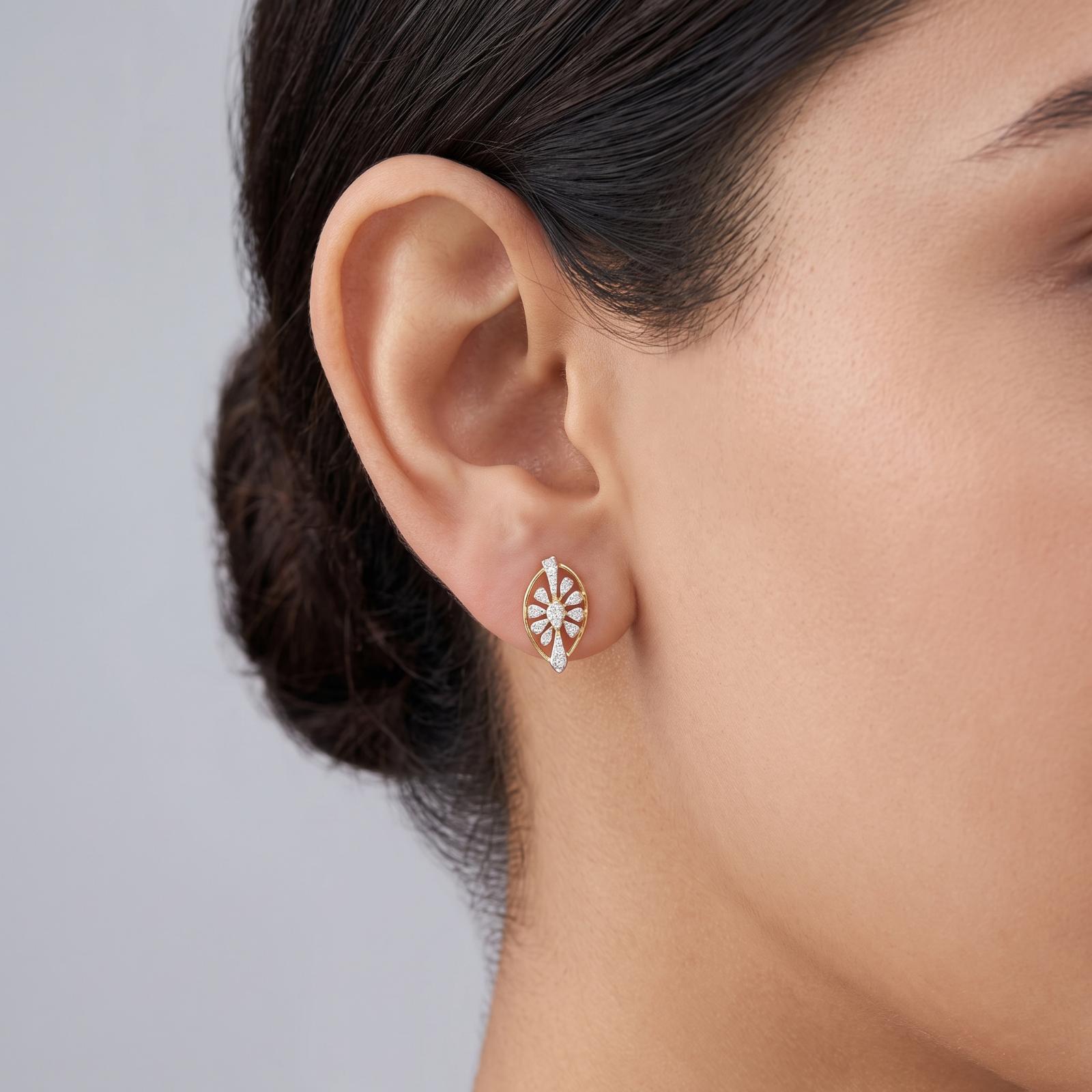 Premium Diamond Earrings from Bafleh Jewellery - Image 3