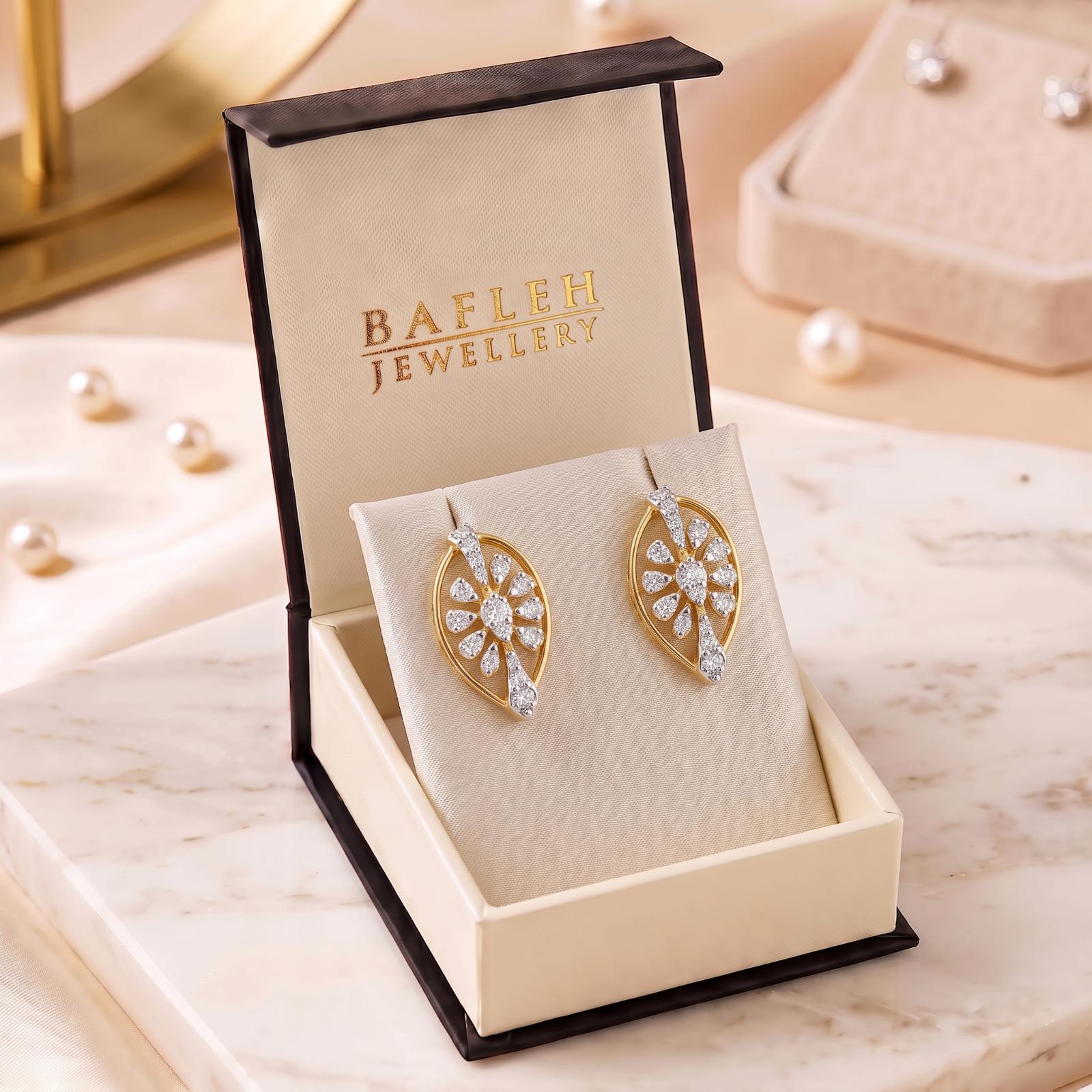 Premium Diamond Earrings from Bafleh Jewellery - Image 9