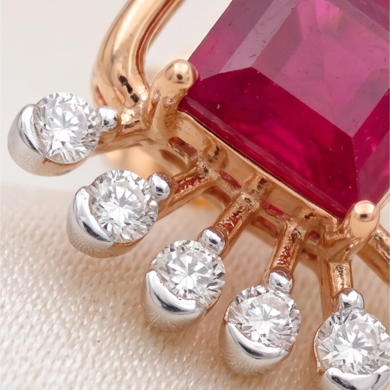 Alternative view of Premium Natural Diamond Earrings from Bafleh Jewellery