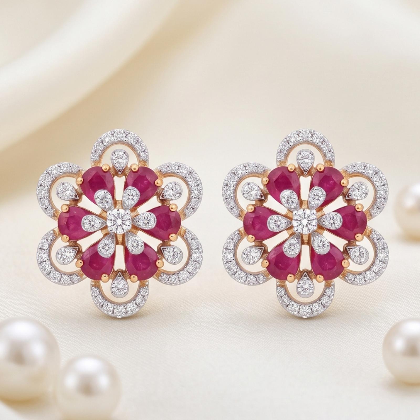 Premium Diamond Drop Earrings - Image 5
