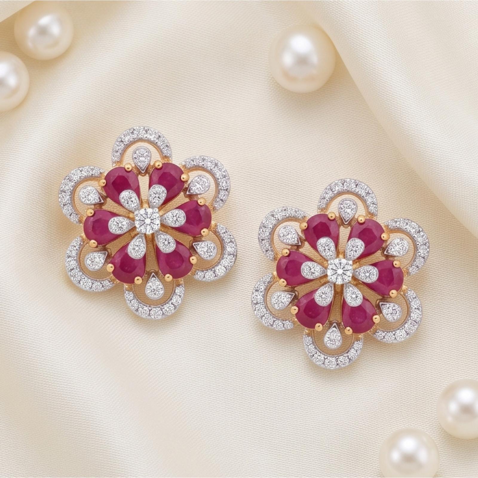 Premium Diamond Drop Earrings - Image 4
