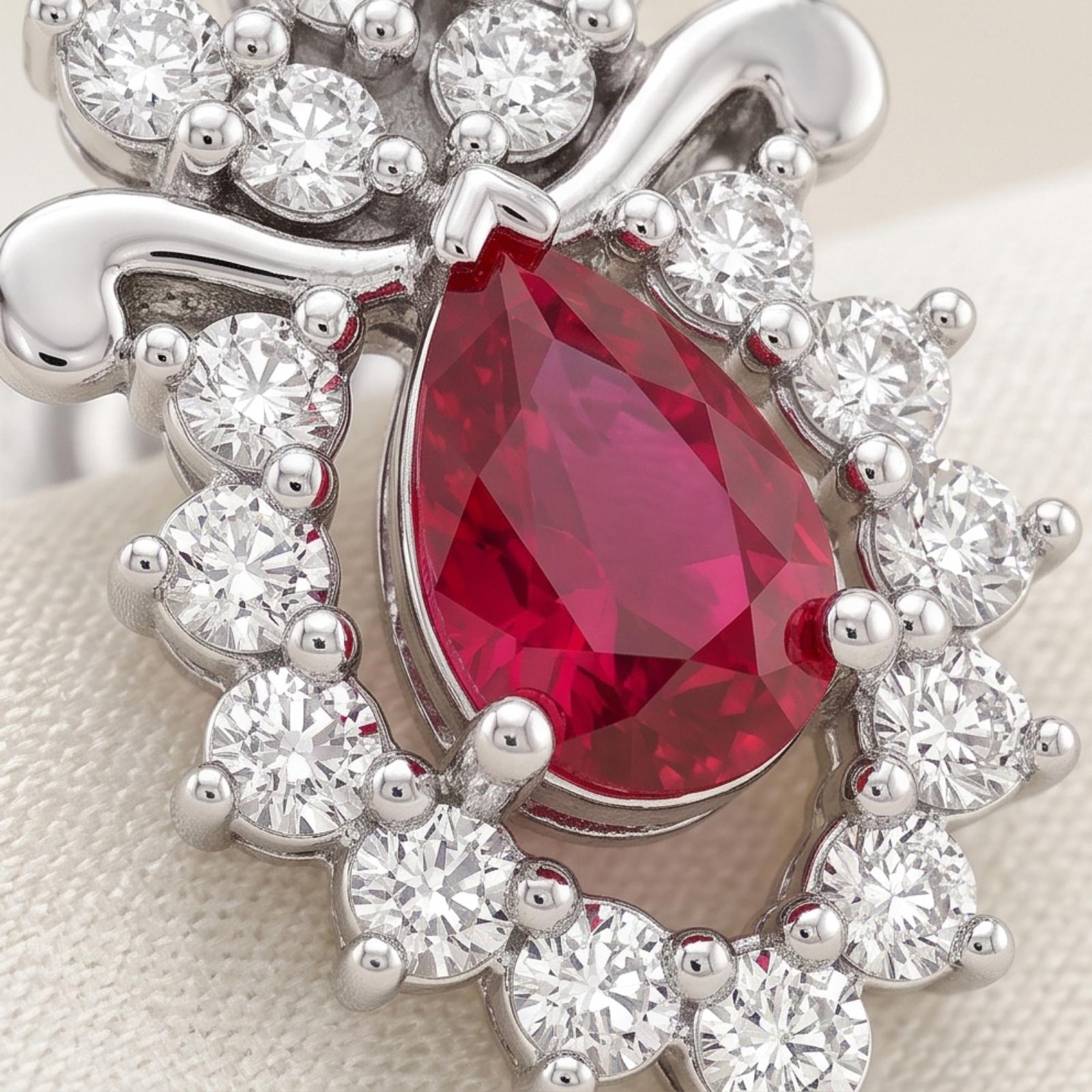 Natural Diamond Earrings with Exceptional Elegance - Image 2