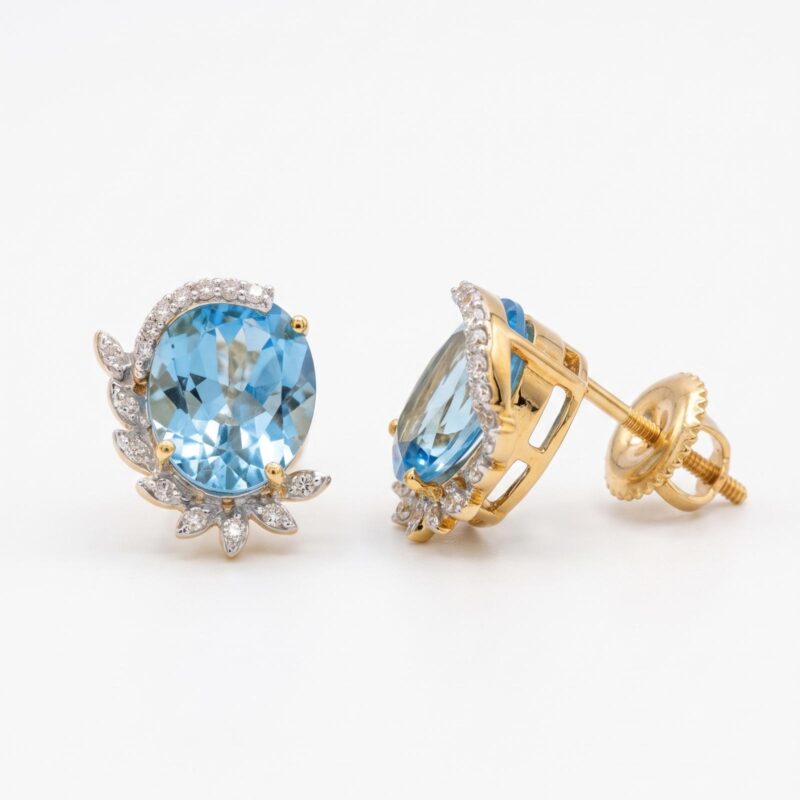 18K Gold Earrings for Bridal Gifting
