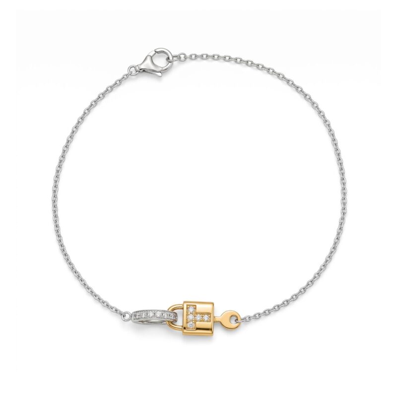 Exquisite 18K Gold and Diamond Bracelet Made for Those Who Appreciate Fine Jewellery Craftsmanship and Elegant Diamond Brilliance by Bafleh Jewellery