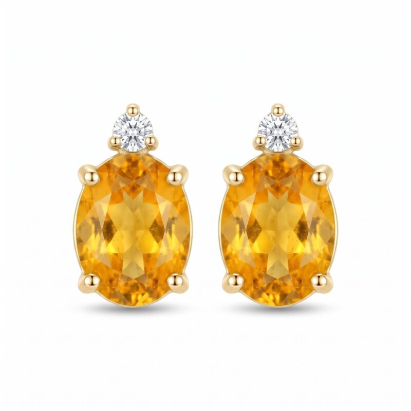 Natural Diamond Earrings from Bafleh Jewellery