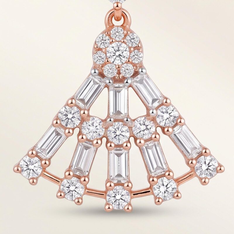 Alternative view of Fine Gold & Diamond Earrings