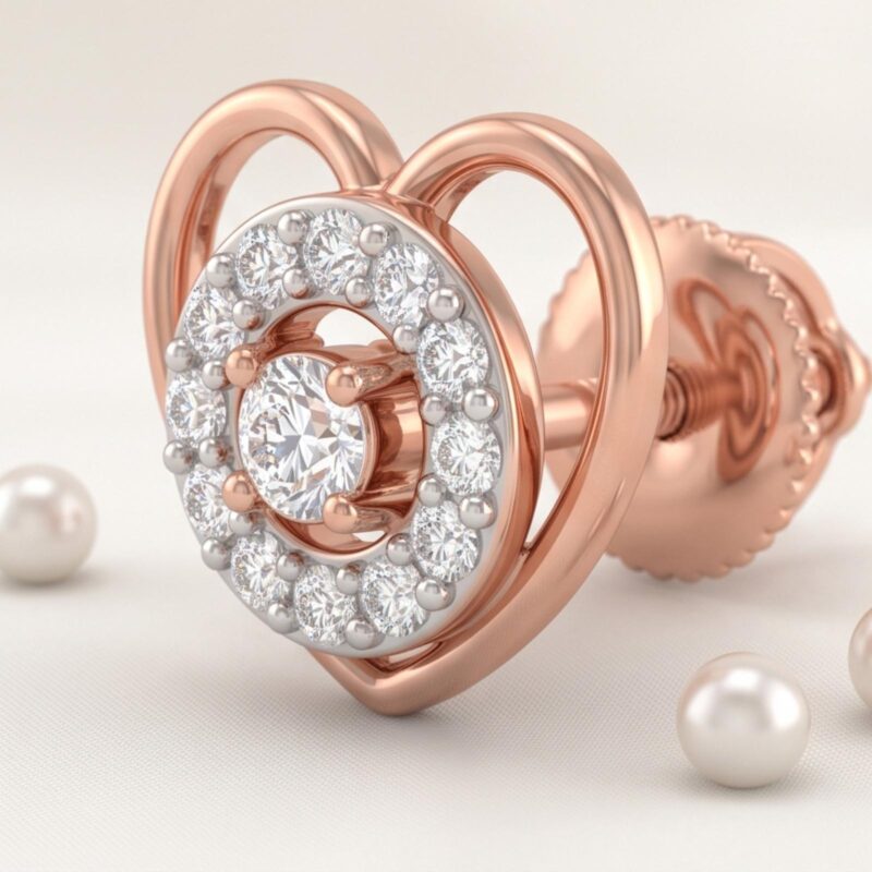 Alternative view of Elegant Natural Diamond Jewellery in 18K Gold