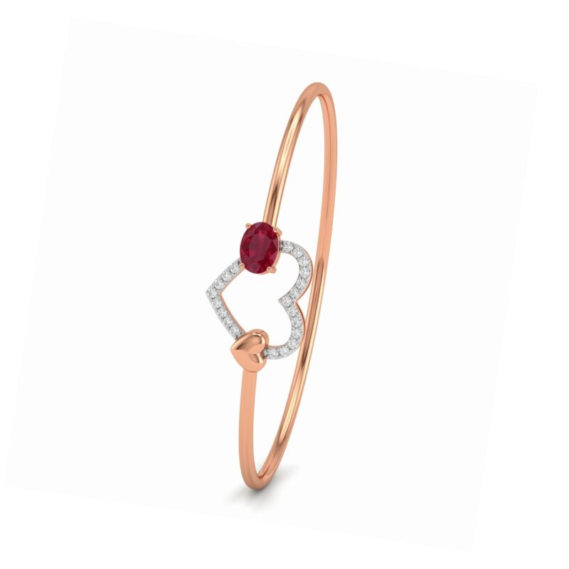 Luxury Diamond Bangle Crafted in Fine Gold for Weddings Celebrations and Elegant Occasions by Bafleh Jewellery