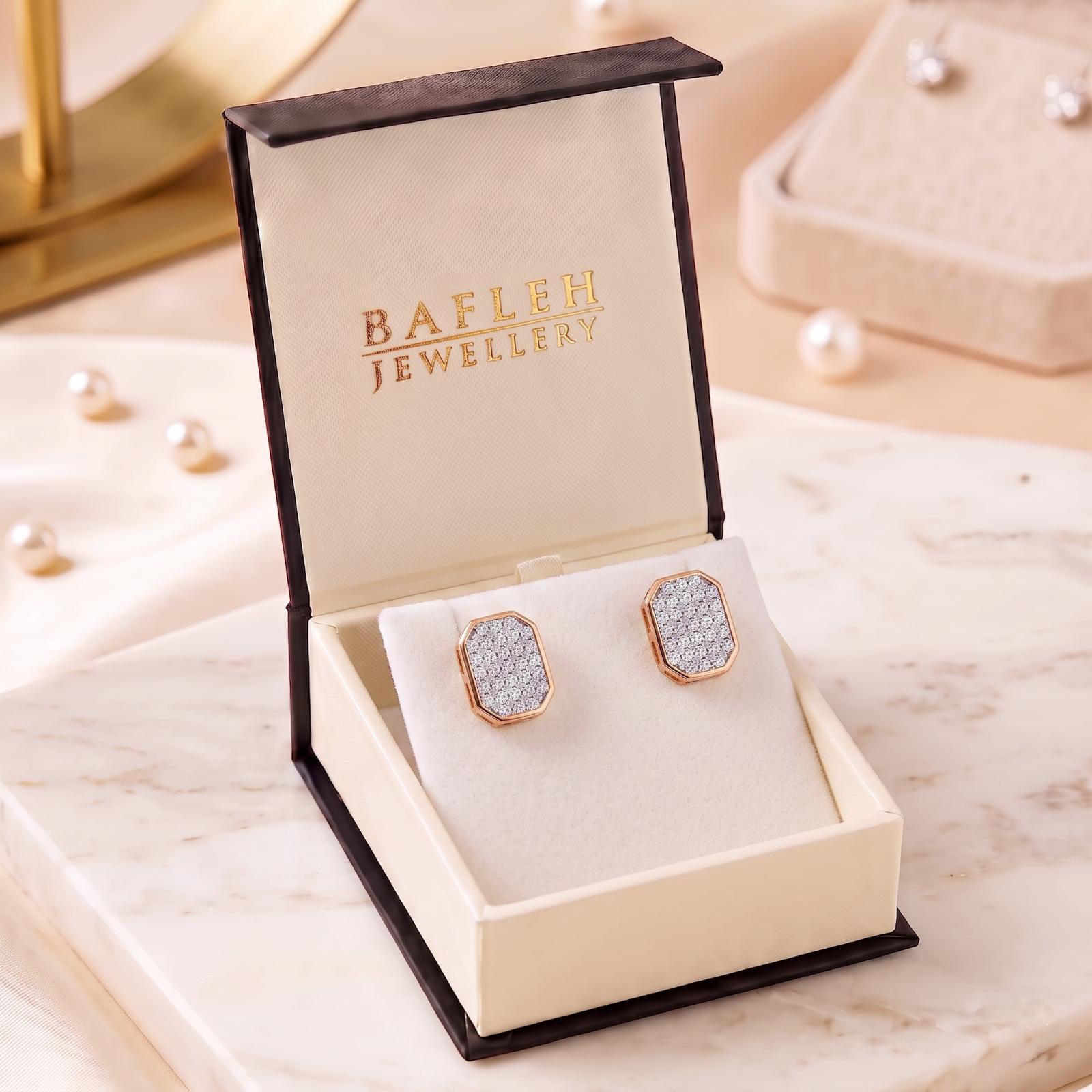Exquisite 18K Gold Diamond Stud Earrings Designed to Add Timeless Sparkle and Elegance to Every Look - Image 6