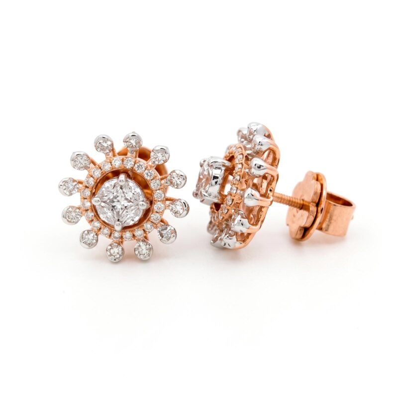 Shop Bafleh 18K Gold Diamond Earrings