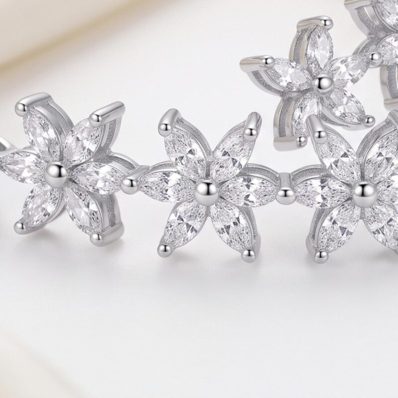 Alternative view of Premium Diamond Bangle with Sparkling Diamond Detailing and Luxurious Gold Finish by Bafleh Jewellery