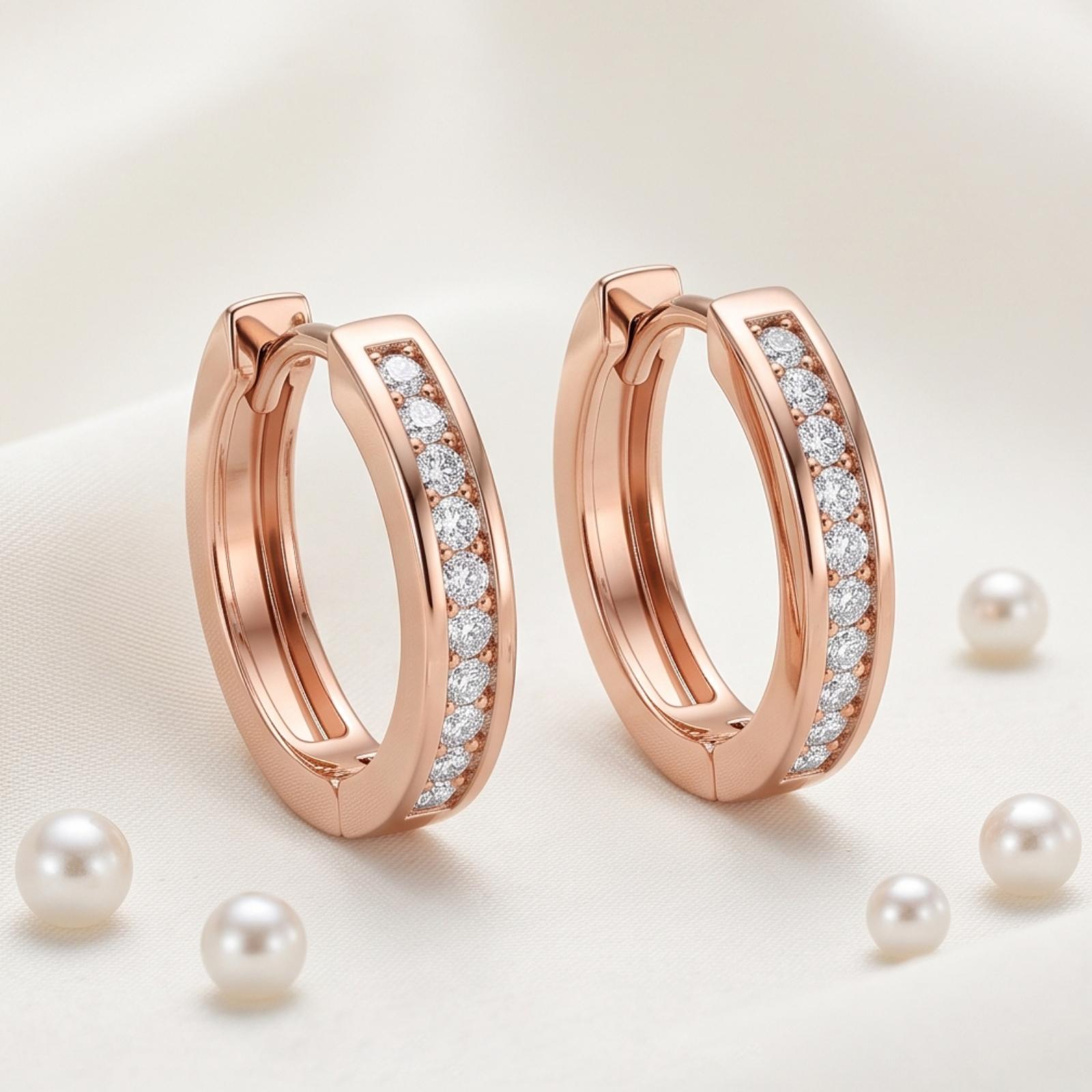 Beautiful 18K Gold & Diamond Earrings for Every Occasion - Image 4
