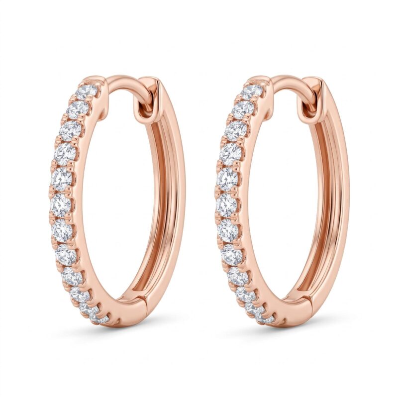 18K Gold Diamond Earrings for Special Occasions