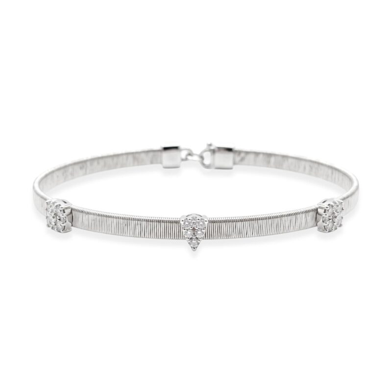 Timeless Fine Gold Diamond Bangle Designed to Complement Every Elegant Jewellery Collection by Bafleh Jewellery