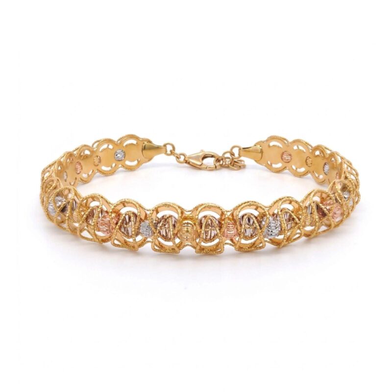Exquisite 18K Gold Bangle Featuring a Graceful Design and Brilliant Gold Finish for Elegant Occasions