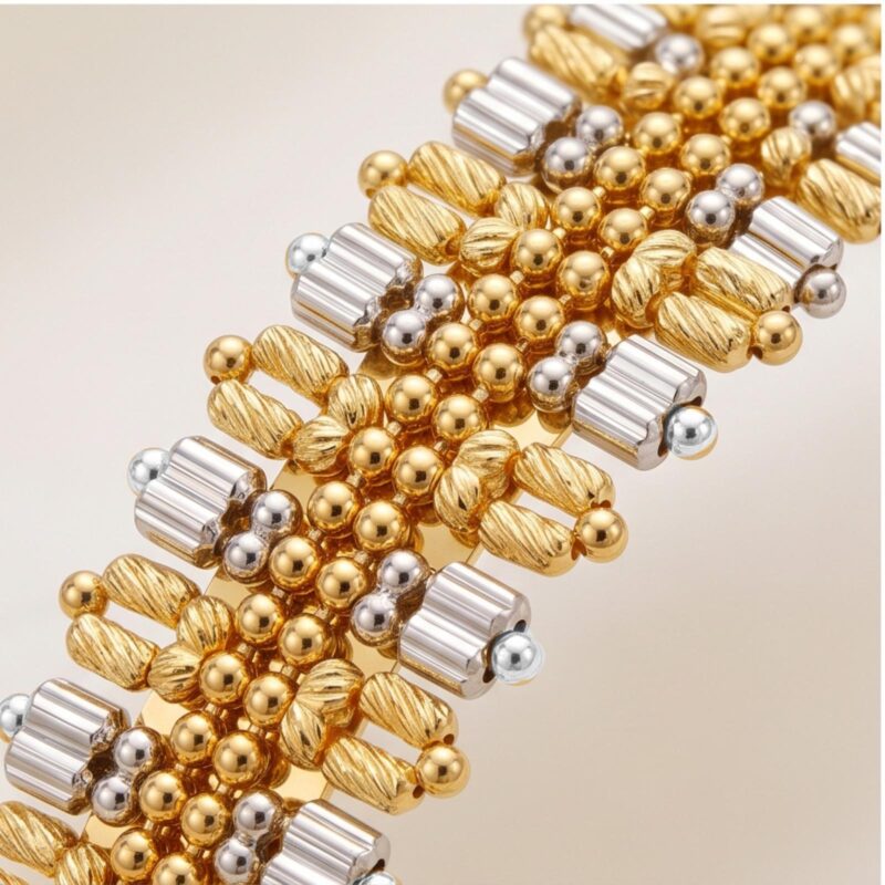 Alternative view of Premium 18K Gold Bangle for Women Designed with Sophisticated Details for Everyday Elegance and Special Occasions