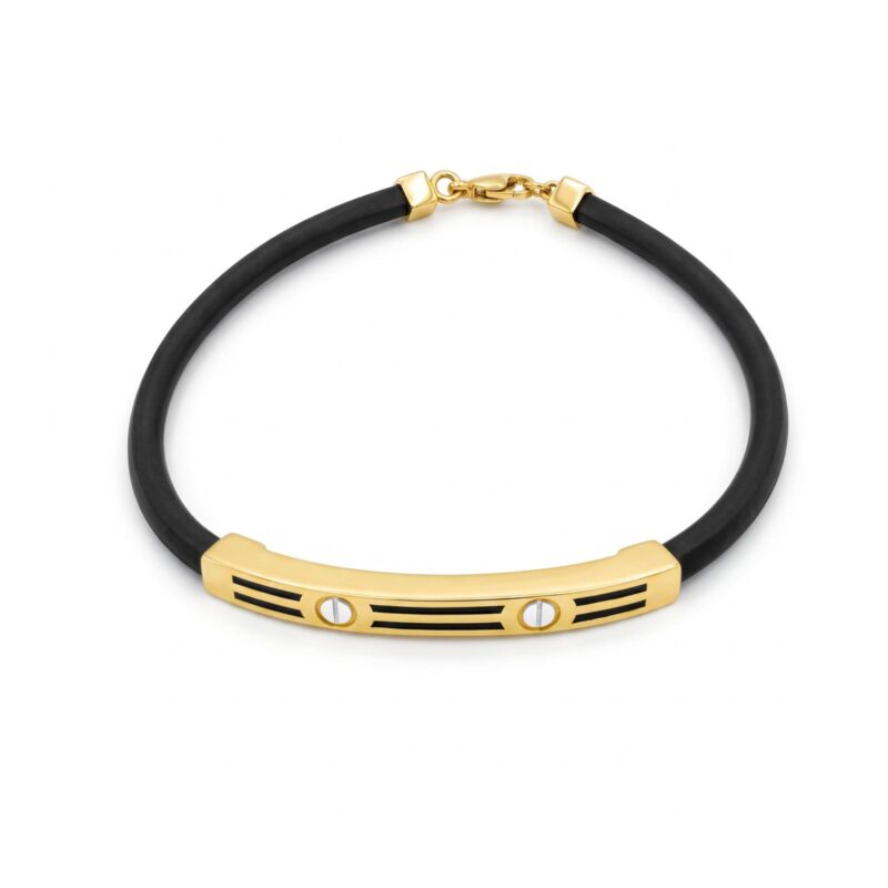 Premium 18K Mens Gold Bangle with a Sophisticated Design for Timeless Elegance by Bafleh Jewellery