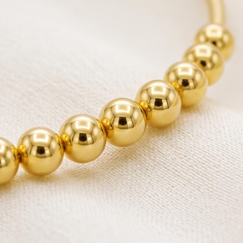 Alternative view of Luxury 18K Gold Bangle with a Sophisticated Design for Women Who Appreciate Elegant Fine Jewellery