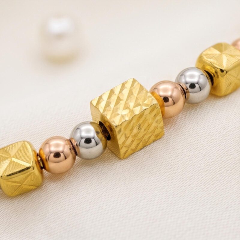 Alternative view of Exquisite 18K Gold Bangle Designed with Elegant Details for a Luxurious and Refined Look