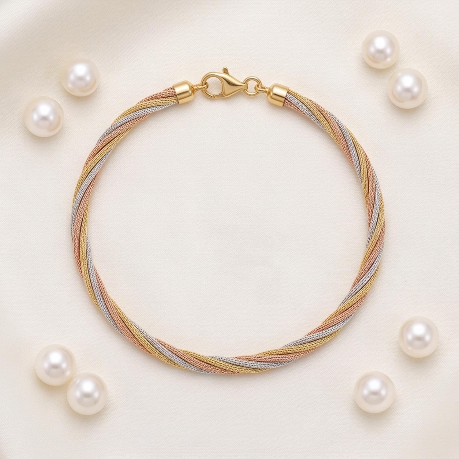 Elegant 18K Gold Bangle Designed with Beautiful Detailing to Complement Every Traditional and Modern Look - Image 4