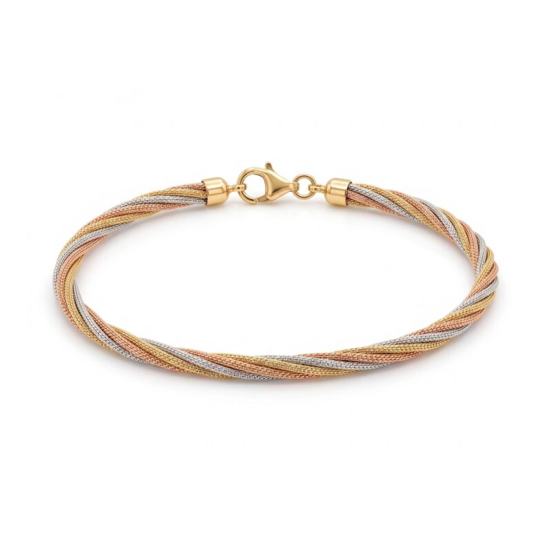 Elegant 18K Gold Bangle Designed with Beautiful Detailing to Complement Every Traditional and Modern Look