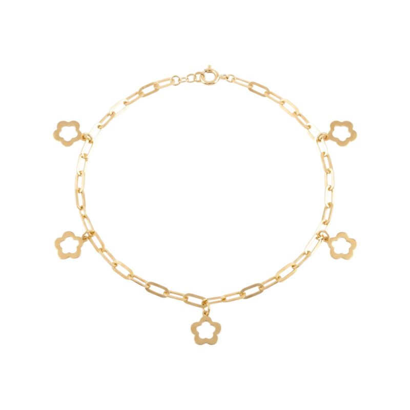 Beautiful Lightweight 18K Gold Bracelet Designed for Everyday Elegance at Bafleh Jewellery