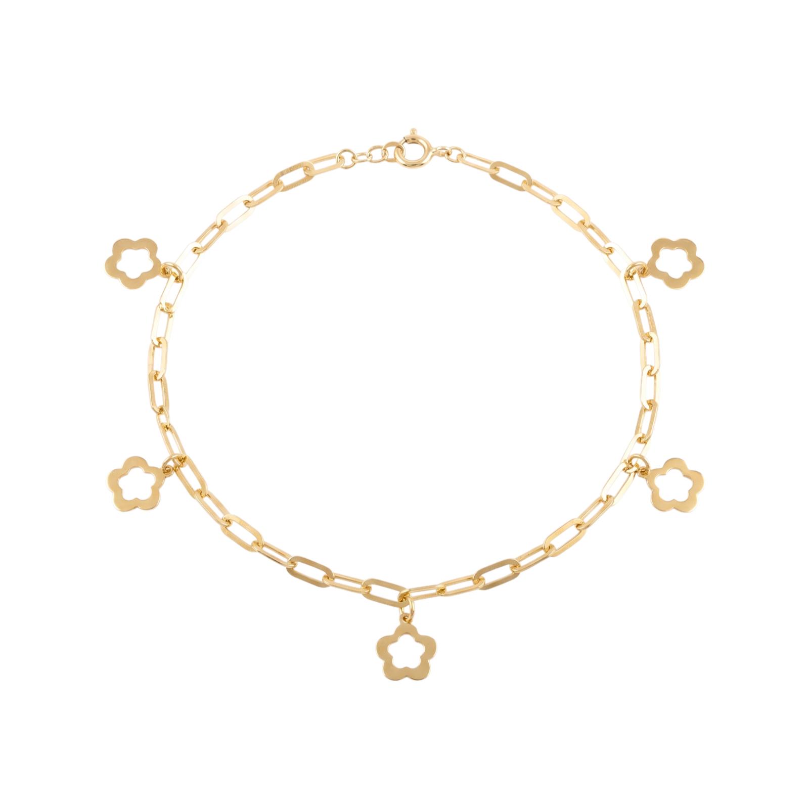 Beautiful Lightweight 18K Gold Bracelet Designed for Everyday Elegance at Bafleh Jewellery