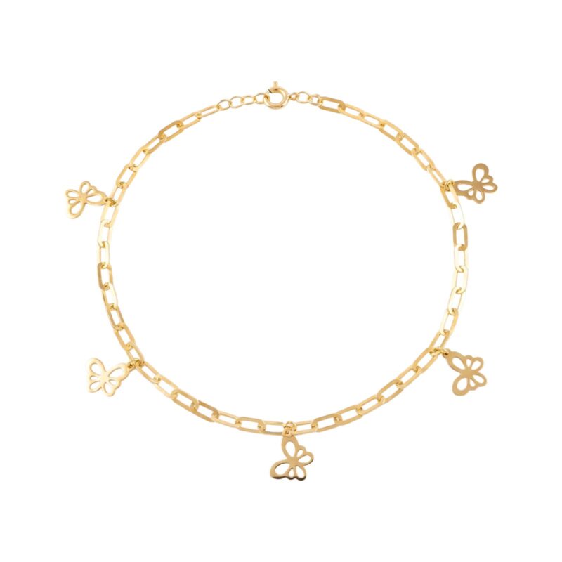 Timeless Lightweight 18K Gold Bracelet for Women Available at Bafleh Jewellery