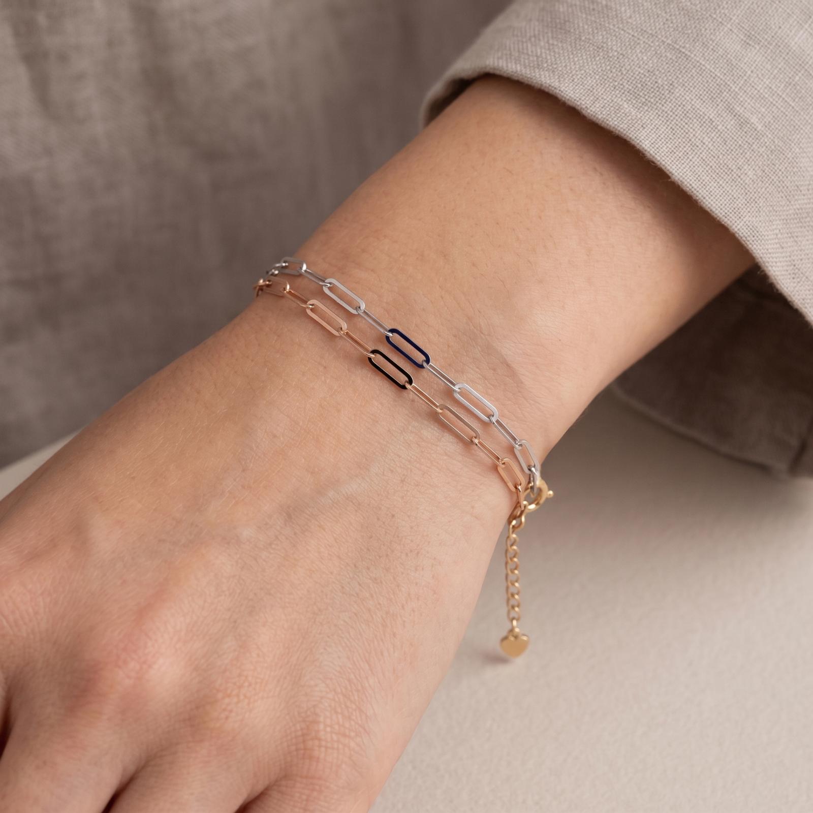Elegant 18K Gold Lightweight Bracelet for Everyday Wear Available at Bafleh Jewellery - Image 3