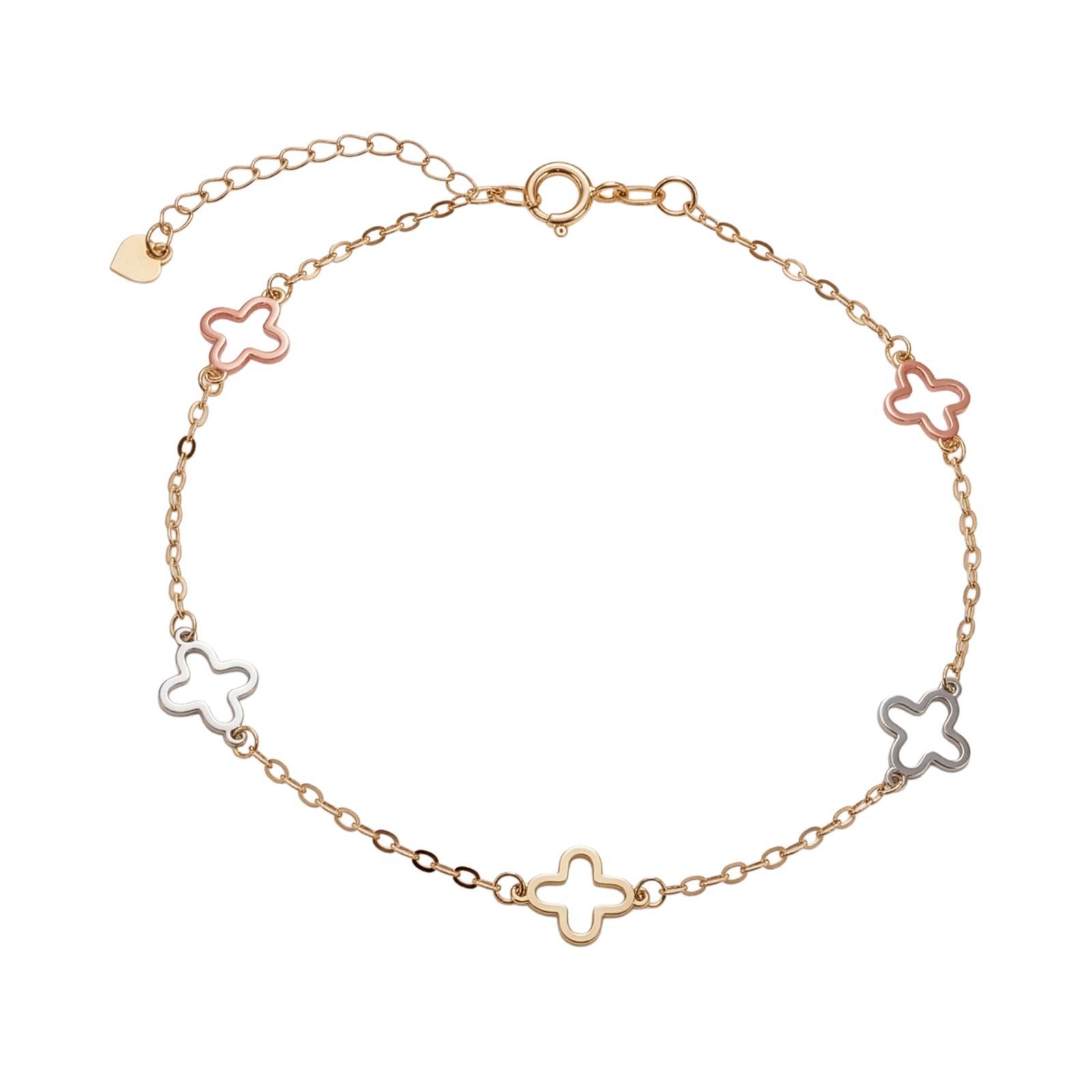 Classic and Elegant Lightweight Bracelet in 18K Gold Available at Bafleh Jewellery