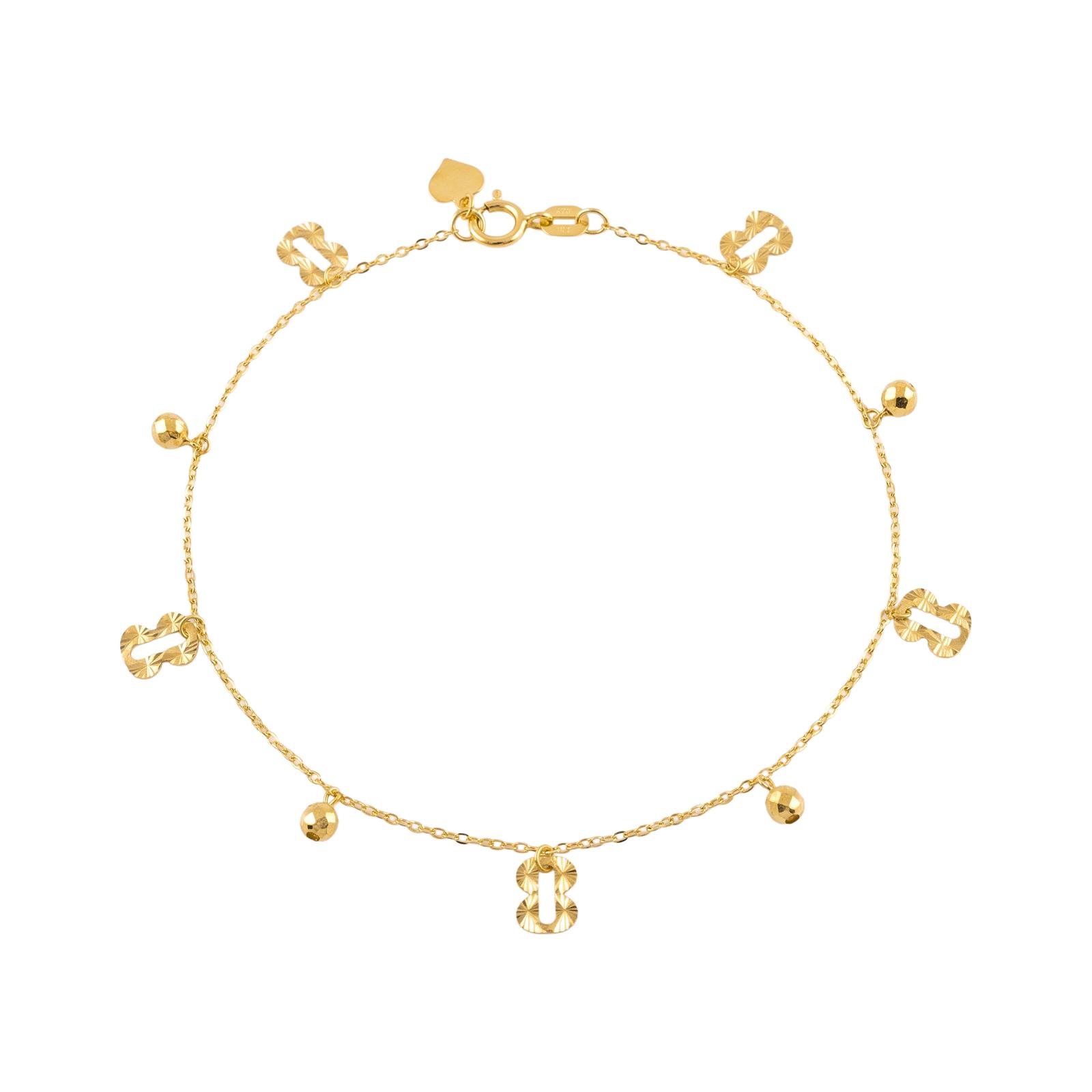 Luxury Lightweight Bracelet in 18K Gold for Effortless Everyday Style at Bafleh Jewellery