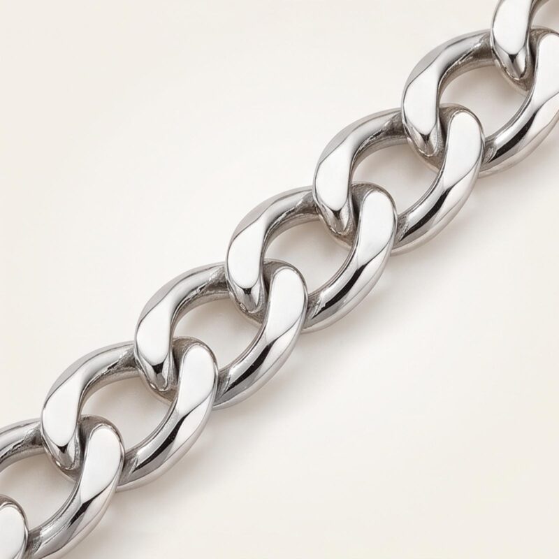 Alternative view of Classic 18K Gold Men?s Chain by Bafleh Jewellery Designed with Elegant Details for a Distinguished Look