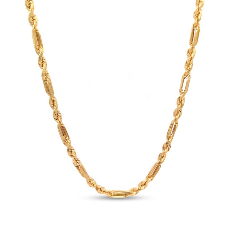 Contemporary 18K Gold Men?s Chain by Bafleh Jewellery Crafted with Premium Finish for Sophisticated Everyday Styling