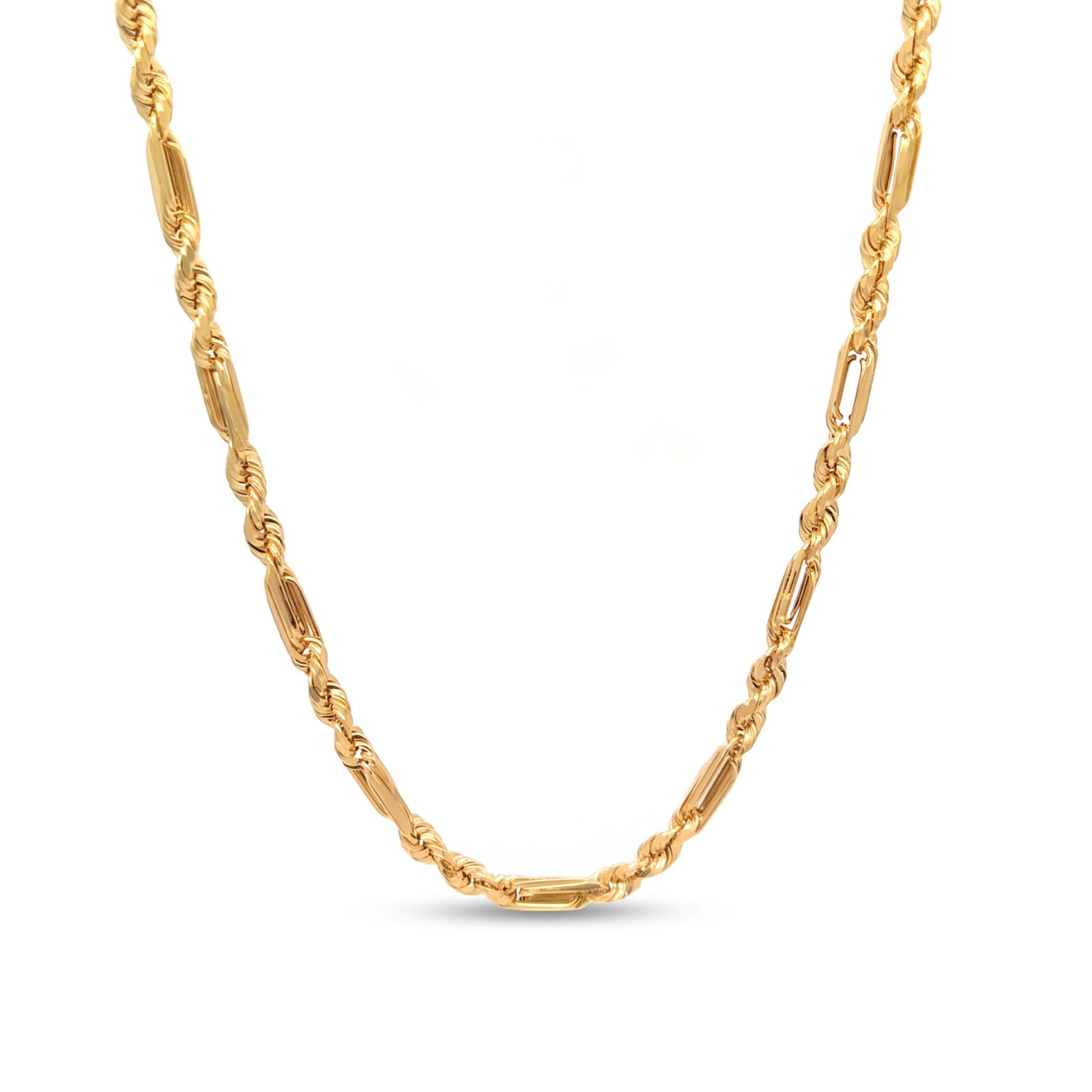Contemporary 18K Gold Men?s Chain by Bafleh Jewellery Crafted with Premium Finish for Sophisticated Everyday Styling