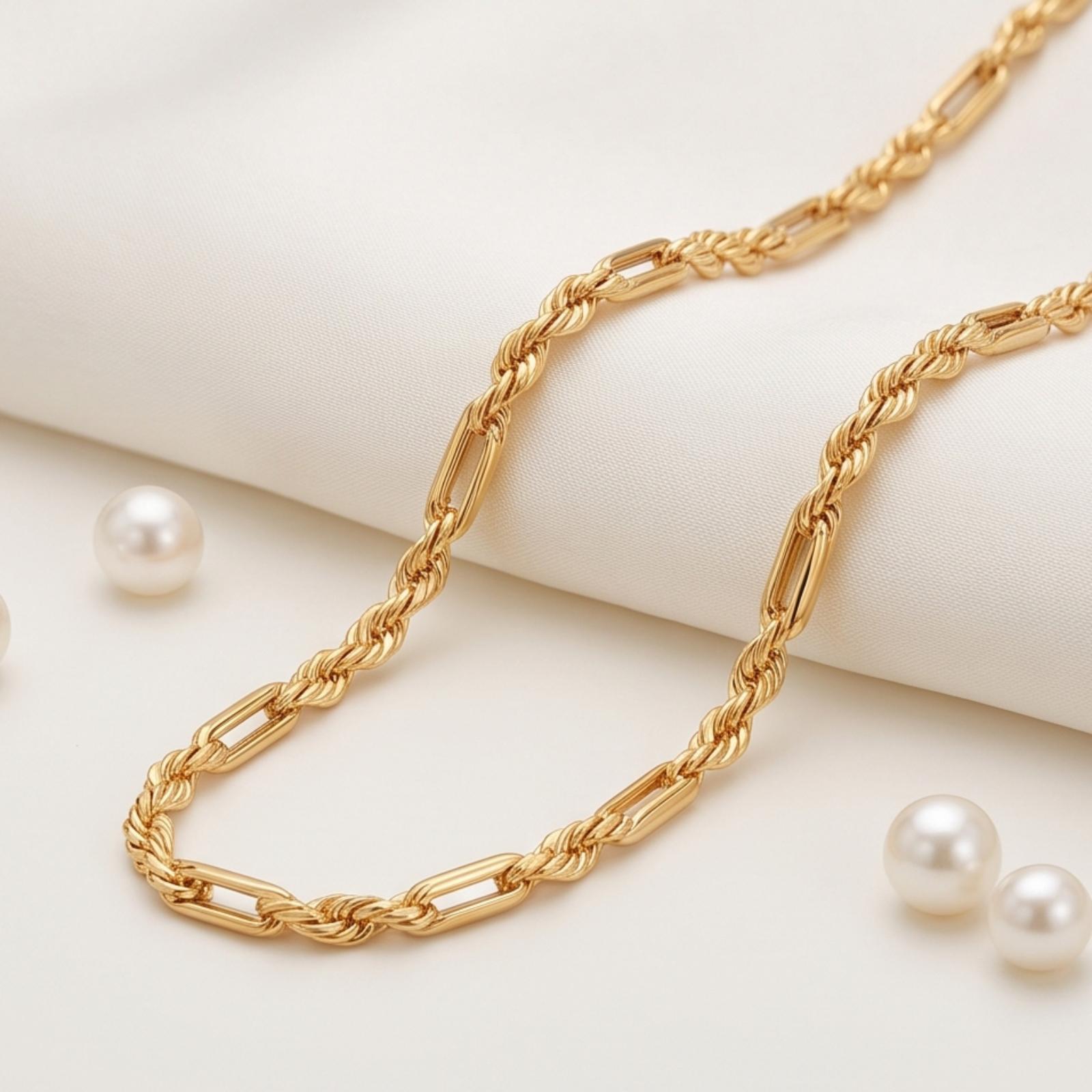 Contemporary 18K Gold Men?s Chain by Bafleh Jewellery Crafted with Premium Finish for Sophisticated Everyday Styling - Image 5