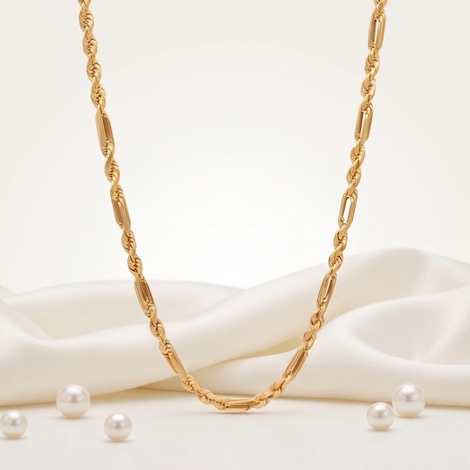 Contemporary 18K Gold Men?s Chain by Bafleh Jewellery Crafted with Premium Finish for Sophisticated Everyday Styling - Image 4