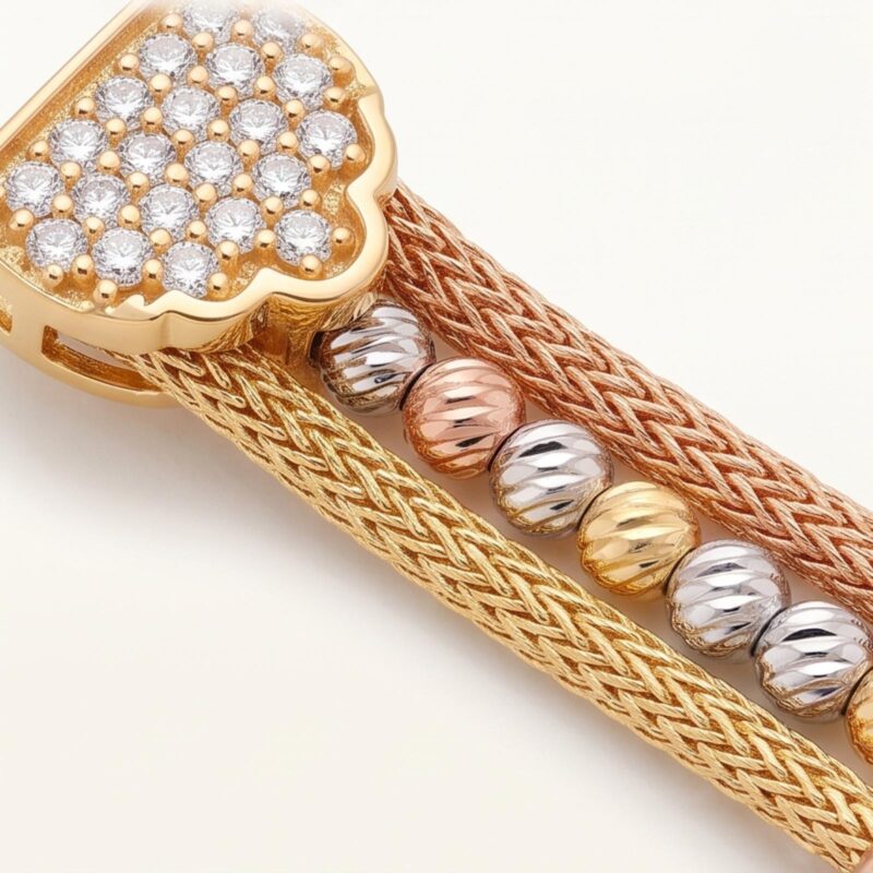 Alternative view of Luxury 18K Gold Hanging Earrings for Every Special Occasion