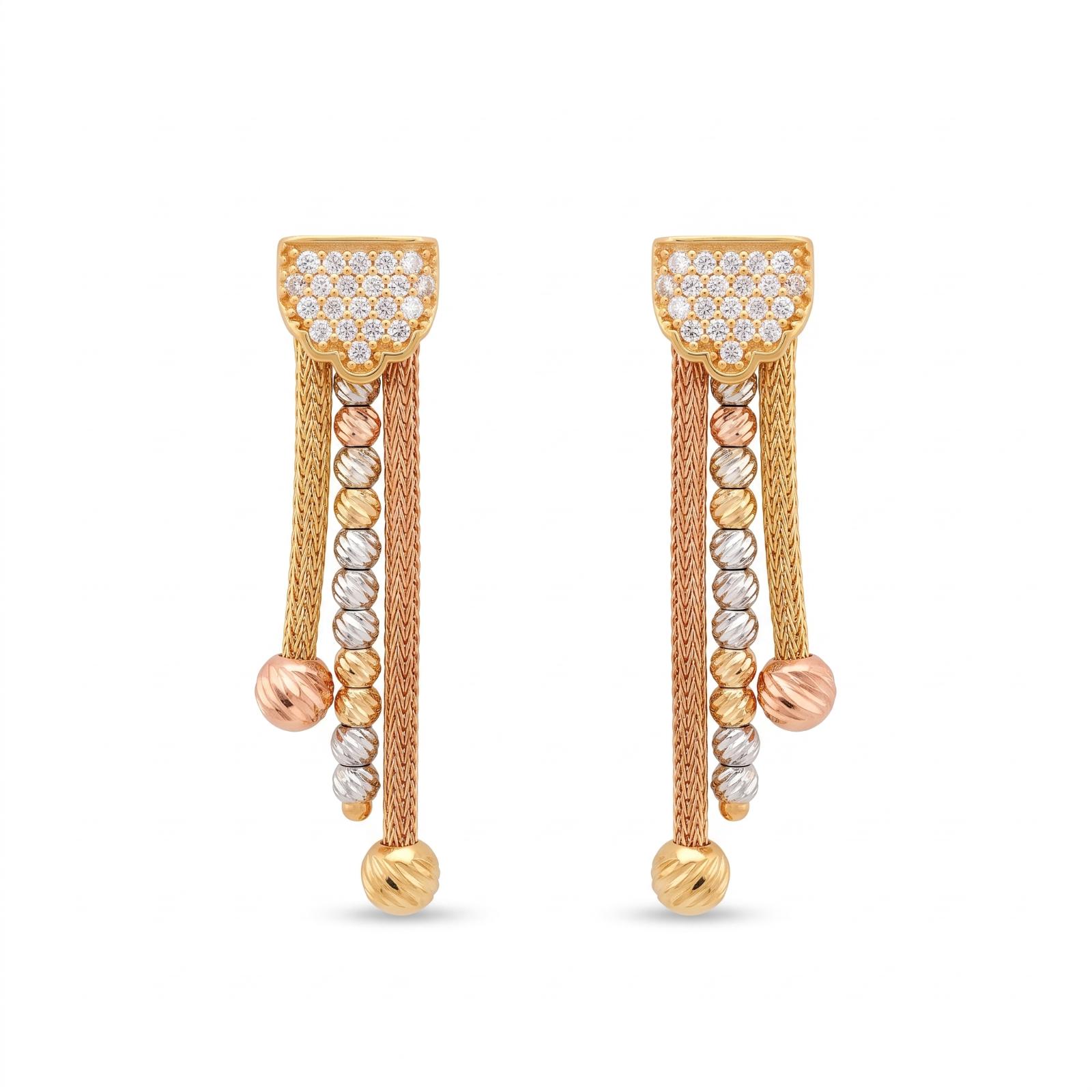 Luxury 18K Gold Hanging Earrings for Every Special Occasion