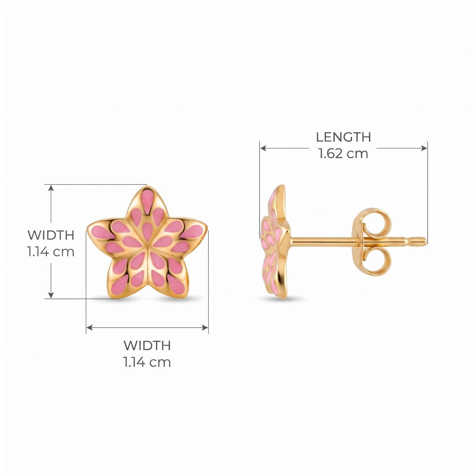 18K Gold Star Earrings Bringing Timeless Elegance to Every Look - Image 5