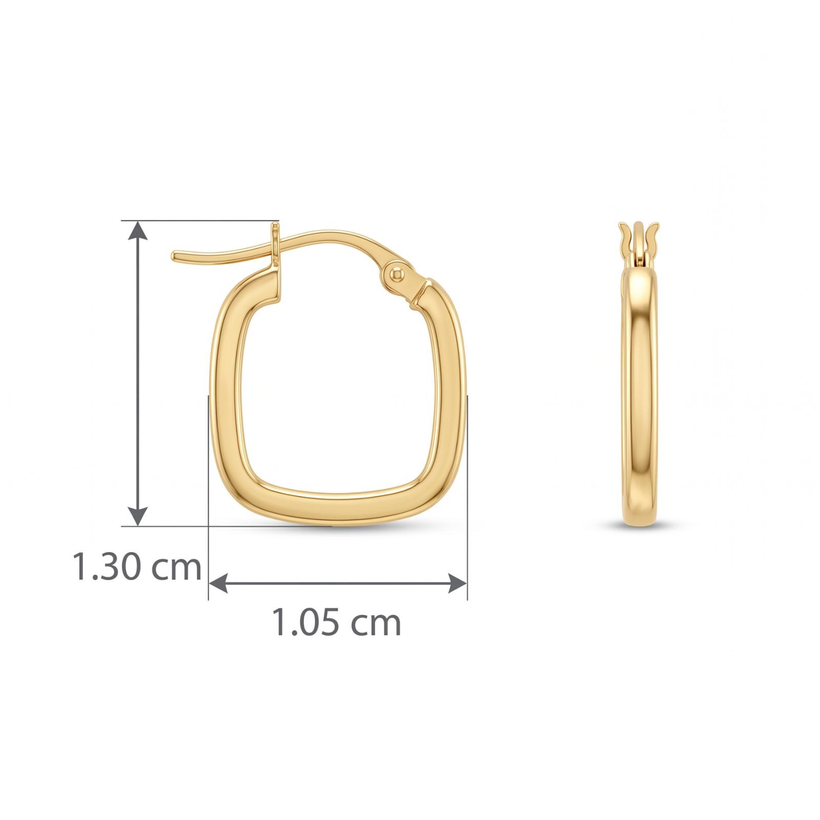Discover Elegant 18K Gold Hoop Earrings at Bafleh Jewellery - Image 4