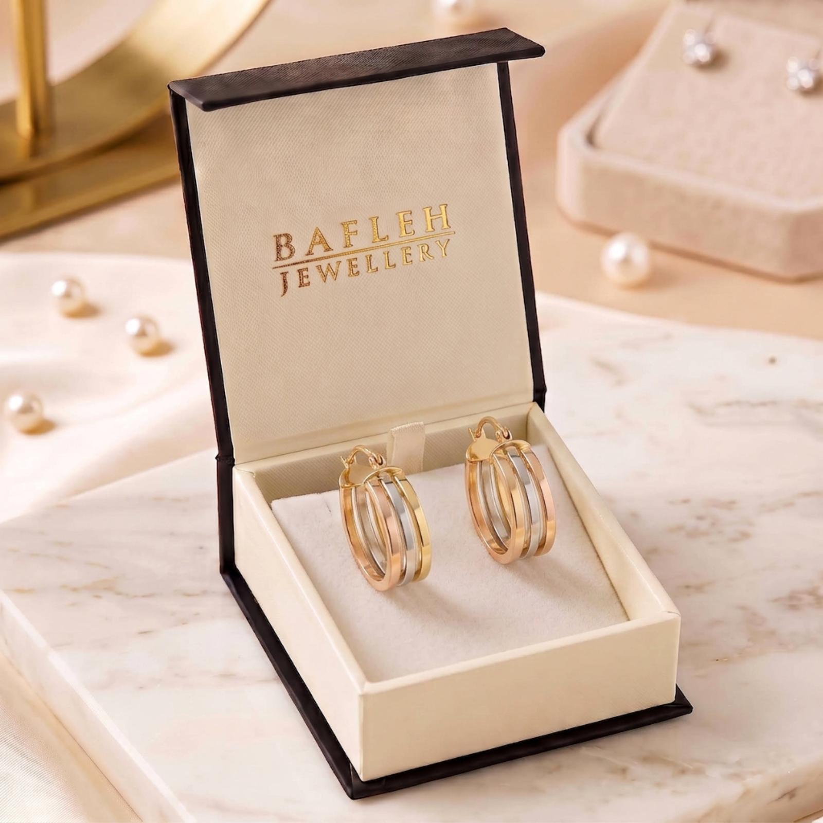 Stunning 18K Gold Hoop Earrings for Modern Women - Image 7