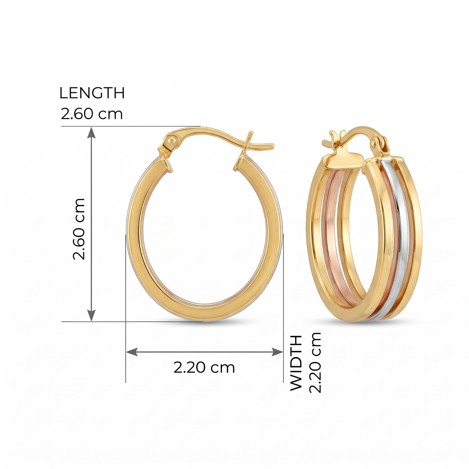 Stunning 18K Gold Hoop Earrings for Modern Women - Image 6