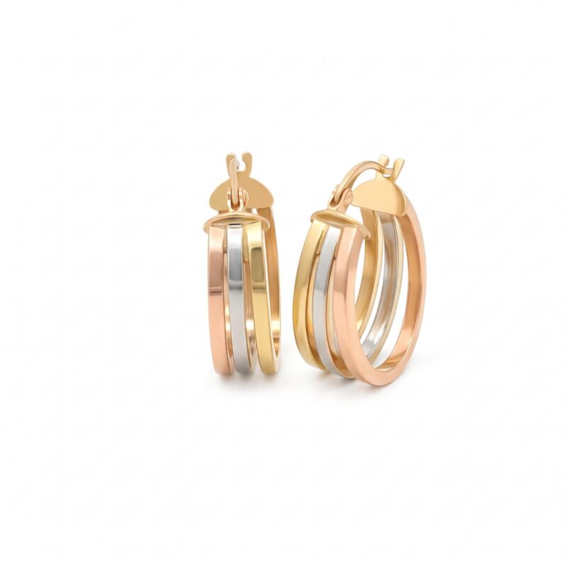 Stunning 18K Gold Hoop Earrings for Modern Women